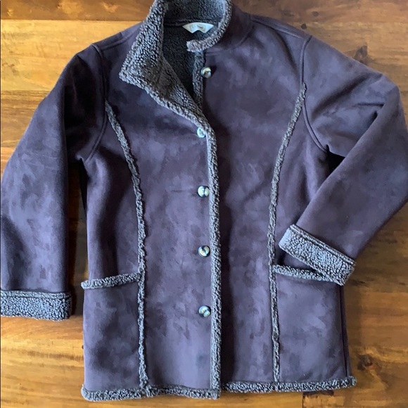 Ll Bean Faux Shearling Coat 